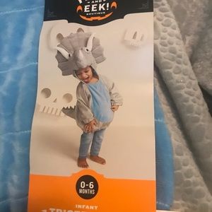 Infant Dinosaur Costume- 0-6 months (Up to 16 lbs)